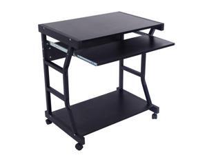 Balight Moveable Four-wheel Computer Desk Computer Desk Home Office Desk Gaming Desk Workstation for Small Space Black Balight Moveable Four-wheel Computer Desk Computer Desk Home Office Desk Gaming Desk Workstation for Small Space Black