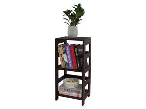 Balight Wooden Bookshelf Rack 3 Tier Bookcase Shelf Storage Organizer, Brown Color Balight Wooden Bookshelf Rack 3 Tier Bookcase Shelf Storage Organizer, Brown Color