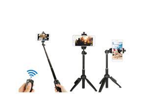 Balight Phone Tripod,25’’ Extendable Lightweight Aluminum Portable Adjustable Camera Stand With Wireless Remote Selfie Stick,Compatible for iPhone Android smartphones and cameras Balight Phone Tripod,25’’ Extendable Lightweight Aluminum Portable Adjustable Camera Stand With Wireless Remote Selfie Stick,Compatible for iPhone Android smartphones and cameras