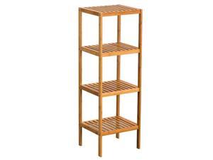Balight Four-Layer Shelf shoe rack plant stand made from thick bamboo Wood Color Balight Four-Layer Shelf shoe rack plant stand made from thick bamboo Wood Color