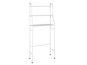 Balight 3-Tier The Toilet Bathroom Rack storing towels and toiletries Material waterproof and moisture proof White Balight 3-Tier The Toilet Bathroom Rack storing towels and toiletries Material waterproof and moisture proof White