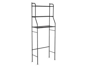 Balight 3-Tier The Toilet Bathroom Rack storing towels and toiletries Material waterproof and moisture proof Black Balight 3-Tier The Toilet Bathroom Rack storing towels and toiletries Material waterproof and moisture proof Black