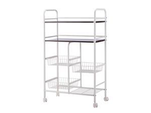 Balight 2 Row 3 Mesh Basket Multi-functional Kitchen Cabinet Coffer Color Balight 2 Row 3 Mesh Basket Multi-functional Kitchen Cabinet Coffer Color