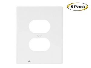 SnapPower Guidelight - Outlet Wall Plate With LED Night Lights - No Batteries Or Wires - Installs In Seconds - (Duplex, White) (5 Pack) SnapPower Guidelight - Outlet Wall Plate With LED Night Lights - No Batteries Or Wires - Installs In Seconds - (Duplex, White) (5 Pack)