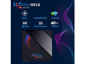 H96 Max H616 Android 10.0 Smart TV Box 4GB RAM 64GB ROM Quad Core 4K 2.4/5GHz WiFi TV Box Multimedia Player, US PLUG H96 Max H616 Android 10.0 Smart TV Box 4GB RAM 64GB ROM Quad Core 4K 2.4/5GHz WiFi TV Box Multimedia Player, US PLUG