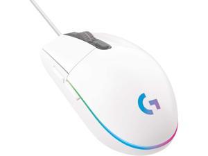 Logitech G102 Light Sync Gaming Mouse with Customizable RGB Lighting, 6 Programmable Gaming Grade Sensor, 8 k dpi Color, Light Weight (White) Mice - Newegg.com