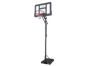 Height Adjustable Basketball Hoop,Portable Basketball System 7.5 to 10 Ft, 44" Shatterproof Backboard;  Basketball Equipment -HS