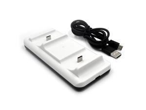 Dual Controller Charging Dock Station Charger For PS5 Gamepad Charger Stand For Playstation 5 PS5 Game Pad Accessories White
