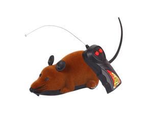 Remote Control Rat Toy, Wireless Electronic Mouse, One Best Gift for Your Cats Dogs Pet Or Kids & Children Curious Love Simulation Animal Toys -Brown