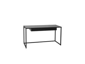 LIVINGTASTE Computer Desk Home Office Desk Study Table Modern Design gaming desk with a Functional Large Drawer; Laptop Table for home office, black
