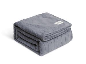 SOFTBEAR Flannel Fleece Blanket Twin Size Taupe Grey Blanket – Soft, Fluffy and Warm Blanket for Bed, Couch, Sofa, Travel, Camping, and Pet