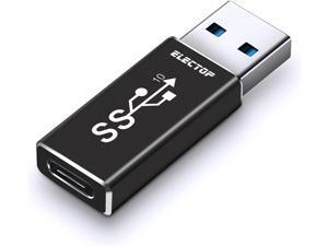 Electop Updated USB 3.1 GEN 2 Male to Type-C Female Adapter Support Double Sided 10Gbps Charging & Data Transfer USB A to USB C 3.1 Converter Electop Updated USB 3.1 GEN 2 Male to Type-C Female Adapter Support Double Sided 10Gbps Charging & Data Transfer USB A to USB C 3.1 Converter