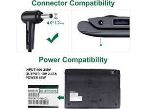 45W Laptop Charger Adapter for Asus UX305L UX330 UX330U UX360 UX360C Q504U Q504UA Q302 Q302L Q302LA Q302U S200E S510 X201E X202E X540S X541N X541NA X553M E402 E403 F553 F556 Notebook Power Supply