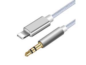 3.5mm Jack To Light Ning 8pin Male Audio Adapter Aux Cable For Iphone
