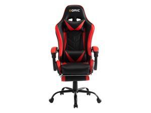 Goaic PC Gaming Chair Racing Style 135° Adjustable Reclining Ergonomic Design Gaming Chair with Footrest Headrest and Lumbar Pillow Support for Home,Office,Gamer Chair with Lumbar Support (Black/Red) Goaic PC Gaming Chair Racing Style 135° Adjustable Reclining Ergonomic Design Gaming Chair with Footrest Headrest and Lumbar Pillow Support for Home,Office,Gamer Chair with Lumbar Support (Black/Red)