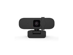 Goaic L24B 2K Webcam with Microphone &  Privacy Cover, Autofocus Full HD Computer Web Camera for PC Desktop Laptop, USB 2.0 Plug & Play for Live Streaming, Online Lessons, Conference, Games