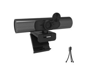 Goaic 2K AutoFocus HD Webcam with Dual Microphone, Speaker & Privacy Cover, USB Web Camera with Wide Angle for Laptop Streaming, Video Conferencing, Recording, Teaching, Online Learning and Gaming