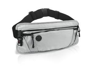 Fanny Pack - PACEARTH Anti-Theft Fanny Packs for Women & Men, 7 Pockets 2 Hooks, Waist Pack with RFID Blocking, Water-Resistant Money Belt - Slim Running Belt for Men Women Outdoors Workout Traveling