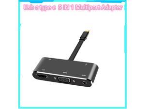 USB 31 TypeC Thunderbolt 3 to HD VGA USB 30 Aux Adapter for MacBook S20 Dex Surface P30 Xiaomi 10 TV