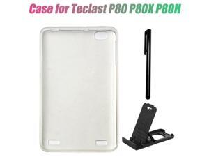 Case for Teclast P80 P80X P80H 8 Inch Tablet Case with Stand and Touch-Pen Anti Drop Protection Silicone Case