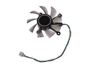 R128015SU 75mm 0.50AMP 4pin Graphics Card Cooling Fan for EAH5830 GTS 260 450 Replacement Fan for Computer