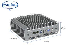 Yanling Industrial Mini PC, Fanless Indsustrial Mini Computer,Intel i7-6700U ,Rugged Desktop PC With VGA, HD,6COM,6USB, Intel HD Graphics 510/520,- Barebone system (NO RAM,NO SSD,NO OS) Yanling Industrial Mini PC, Fanless Indsustrial Mini Computer,Intel i7-6700U ,Rugged Desktop PC With VGA, HD,6COM,6USB, Intel HD Graphics 510/520,- Barebone system (NO RAM,NO SSD,NO OS)