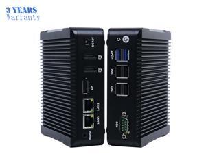 Yanling Industrial Mini PC,Intel Celeron N3160 Quad Core Dual Lan Desktop PC,Fanless Mini Computer for Win 7 8 10 Linux OS with 1DP/2HDMI/2USB3.0/4USB2.0/1COM(4G RAM/128G SSD) Yanling Industrial Mini PC,Intel Celeron N3160 Quad Core Dual Lan Desktop PC,Fanless Mini Computer for Win 7 8 10 Linux OS with 1DP/2HDMI/2USB3.0/4USB2.0/1COM(4G RAM/128G SSD)
