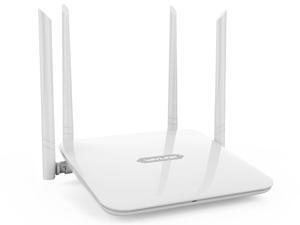AC1200 High Power Smart WiFi Router, Dual Band Gigabit Router with Smart APP, 4x5dBi Antennas, Support Access Point, WISP, 4 x 10/100 Fast Ethernet, WPS, Easy to Set-up for Home