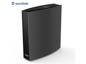 Wavlink AC3200 Dual-Band Gigabit Gaming WiFi Router With MU-MIMO, Supports Guest WiFi & Parental Control, 4 Gigabit Ports, USB3.0 Port, 8x5dBi Internal Antennas, LCD Screen, iF Design Award Winner