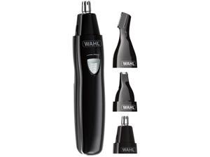 Wahl Nose Hair Trimmer for Men and Women 3-in-1 Ear and Eyebrow Trimmer, Rechargeable, Washable Heads