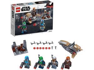 LEGO 75267 Star Wars Mandalorian Battle Pack Set with 4 Minifigures, Speeder Bike and Mini-fort