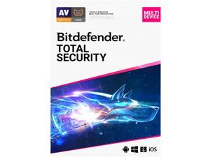Bitdefender Total Security - 5 Devices |  1 Year Subscription | PC/Mac | Activation Code by email