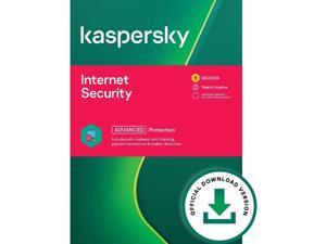Kaspersky Internet Security 2020 | 5 Devices | 2 Years | Antivirus and Secure VPN Included | PC/Mac/Android | Online Code