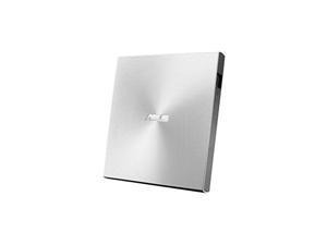 ASUS ZenDrive U7M Silver - Ultra-Slim 8X DVD Burner Includes Two M-DISC 4.7GB DVDs for Backup, Compatible for Windows/Mac OS, Disc Encryption, Unlimited Webstorage (12 Months)