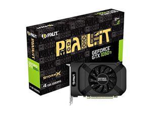 Palit GeForce GTX 1050 Ti StormX 4 GB GDDR5 Graphics Card, DiplayPort, HDMI, Dual-Link DVI-D, Grey