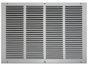 Accord White Wall Return Air Grille made for a hole size of 20" x 14" - Overall Dimensions 21 3/4" x 15 3/4"