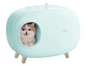 MS! Makesure Cat Litter Box for Easier Handling of Cat Litter, Enclosed Design, Easy to Clean Cat Poop, Prevent Sand Leakage, Easy Assembly and Large Space, with Cat Litter Scoop - Green MS! Makesure Cat Litter Box for Easier Handling of Cat Litter, Enclosed Design, Easy to Clean Cat Poop, Prevent Sand Leakage, Easy Assembly and Large Space, with Cat Litter Scoop - Green