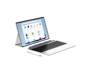 2 in 1 Laptop Computer Intel J4125 Processor Windows 11 Touchscreen 123 HD Display with Detachable Keyboard 12GB RAM 256GB SSD Storage TypeC TF Card Use for Business Study and Entertainment