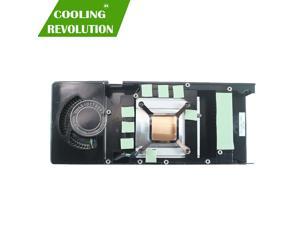 graphics card heatsink fan for AMD RADEON RX 470 RX470 RX 480 RX480 public edition aluminum