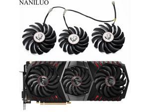 PLD10010S12HH PLD09210S12HH 4Pin Cooler Fan Replacement For MSI GEFORCE GTX 1080 Ti Gaming X Trio Graphics Card Cooling Fans