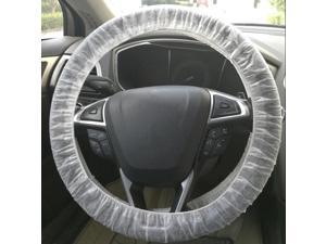 Universal Disposable Plastic Waterproof Steering Wheel Cover Car Maintenance Steering Wheel Cover
