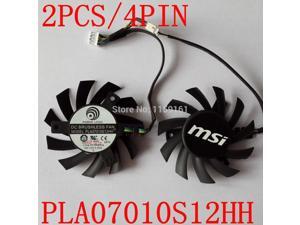 2pcs/lot MSI R5770 6770 N450GTS HAWK graphics card fan PLA07010S12HH 65mm 12V 0.5A 2pcs/lot MSI R5770 6770 N450GTS HAWK graphics card fan PLA07010S12HH 65mm 12V 0.5A