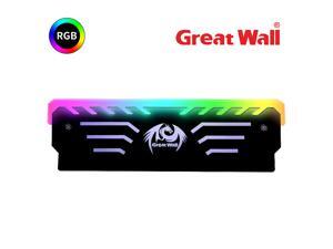 Great Wall Battle Armor Memory Cooling Vest 3PIN 256 RGB Automatic Color Change Automatic Light Radiator CPU Cooler Heatsink for Computer RAM DDR3 DDR4 (1 pcs) Great Wall Battle Armor Memory Cooling Vest 3PIN 256 RGB Automatic Color Change Automatic Light Radiator CPU Cooler Heatsink for Computer RAM DDR3 DDR4 (1 pcs)