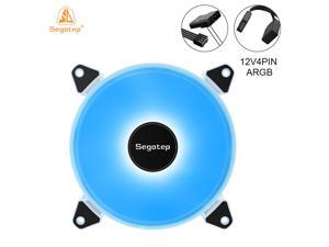 Segotep Romantic 12 Case Cooling Fan 12V 4Pin ARGB Motherboard Synchronization 120mm Silent PC Cooler Fan, 1Pack Segotep Romantic 12 Case Cooling Fan 12V 4Pin ARGB Motherboard Synchronization 120mm Silent PC Cooler Fan, 1Pack