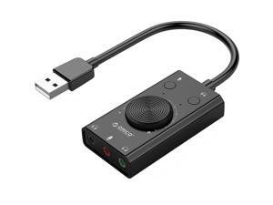 Madeng External USB Sound Card Stereo Mic Speaker 3.5mm Headset Audio Jack Cable Adapter Switch Volume Adjustment Free Drive Madeng External USB Sound Card Stereo Mic Speaker 3.5mm Headset Audio Jack Cable Adapter Switch Volume Adjustment Free Drive