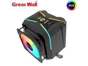 Great Wall CPU Cooler RGB 4 Pipe 90mm Dual Fan Radiator for Intel LGA 1150 1151 1155 1156 2011 2066 AMD AM4 AM3 FM2 CPU Cooling Great Wall CPU Cooler RGB 4 Pipe 90mm Dual Fan Radiator for Intel LGA 1150 1151 1155 1156 2011 2066 AMD AM4 AM3 FM2 CPU Cooling