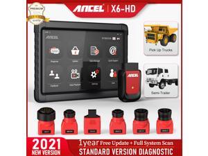 ANCEL X6 HD OBD2 Scanner Truck Diagnostic Tool Professional Heavy Duty Truck Scanner ANCEL X6 HD OBD2 Scanner Truck Diagnostic Tool Professional Heavy Duty Truck Scanner