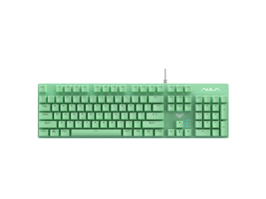 AULA S2022 Wired Mechanical Gaming Keyboard with 104 Keys Adoption of 26 Keys without Impact Design USB interface Mechanical Keyboard for WIN XP WIN7 WIN8 WIN10 System AULA S2022 Wired Mechanical Gaming Keyboard with 104 Keys Adoption of 26 Keys without Impact Design USB interface Mechanical Keyboard for WIN XP WIN7 WIN8 WIN10 System