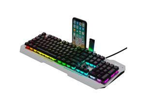 AULA F3010 Game Keyboard with 104 Keys and Anti-slip Phone Stand Magnetic Levitation Key Cap Multiple Background Light Effects Gaming Membrane Keyboard for Win XP Win7 Win8 Win10 System AULA F3010 Game Keyboard with 104 Keys and Anti-slip Phone Stand Magnetic Levitation Key Cap Multiple Background Light Effects Gaming Membrane Keyboard for Win XP Win7 Win8 Win10 System