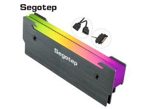Segotep Light Chaser X2 Memory Cooling Vest Double light path RGB Heatsink Aluminum Alloy Memory cooler for Desktop Segotep Light Chaser X2 Memory Cooling Vest Double light path RGB Heatsink Aluminum Alloy Memory cooler for Desktop